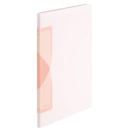 Plus 98-680 Pasty Smart Clear File, A4 Vertical, 20 Pockets, Light Pink