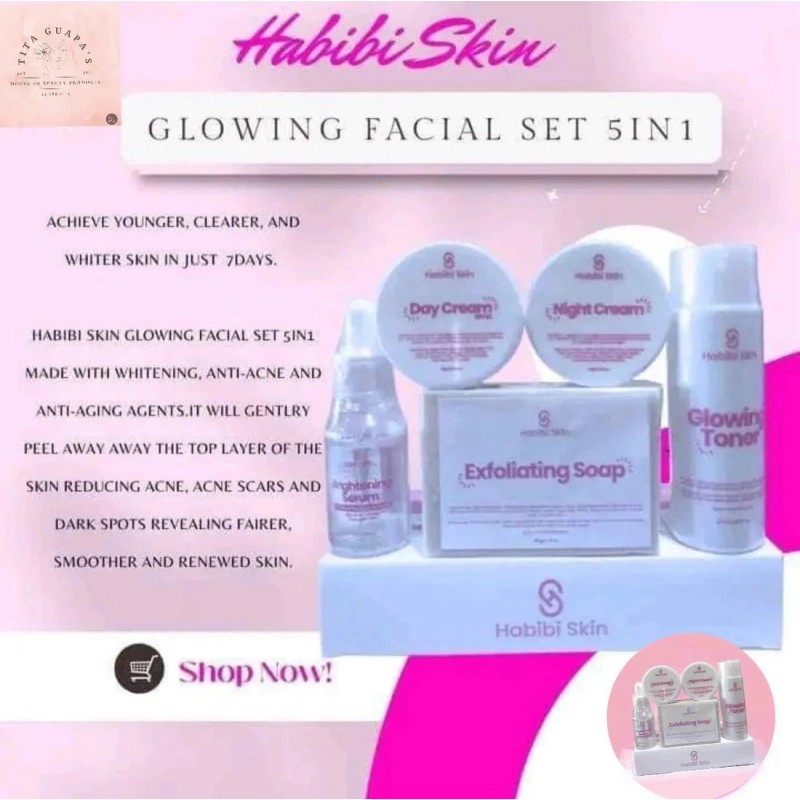 Habibi Skin Essentials GLOWING Facial Set (mild)