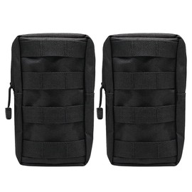 ZONADAH Waterproo Molle Pouches Compact Utility Gadget Gear EDC Pouch Small Pack Waist Bag Tactical Accessory Bag for Outdoor Camping Hiking Travel