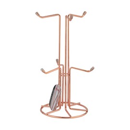 apollo THE HOUSEWARES BRAND Copper Cookbook Holder, Great Gift Idea, Sturdy, Sleek and Modern Design, Size: 23x14x22cm, Copper