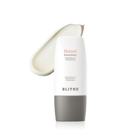 Blithe Honest Sunscreen for pH Balance & Mild Protection - Korean Skincare Chemical Sun Protection, Replenish Skin, pH 5.5 Balancing Formula, SPF 50+ PA++++ (50 ml)