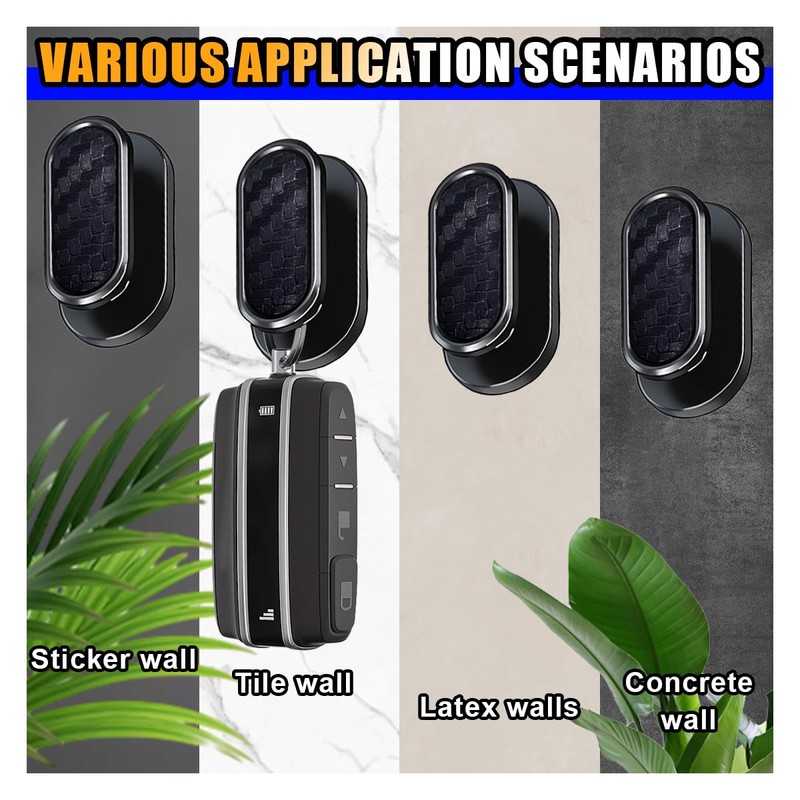 4 PCS Car Mini Hooks, Strong Self-Adhesive Backseat Hangers, Multifunctional