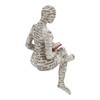 Ruspela Resin Reading Woman Figurine Handmade Abstract Thinking Sculpture Innovative
