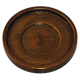 丸十 スタッキング茶托 目摺り 木 中国 BTY9101