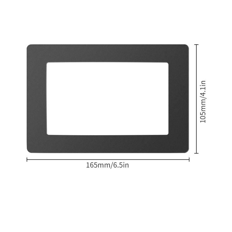 Black LCD Gasket 6.5 x 4.1in Protection from Resin Spill