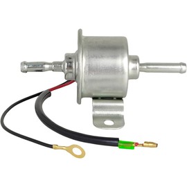 XYZIL 12V Electric Fuel Pump 485510011 SBA485510011 Compatible with Perkins 102.04 103.10 403C-11 404C-20 402D-05 403D-11 404C-22 Compatible with New Holland Tractor GT65 GT75 LGT14D LGT16D KD 103-10