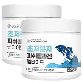 Chamgoods 초저분자 피쉬콜라겐 펩타이드 200g 2통 Ultra-Low Molecular Fish Collagen Peptide 200g 2 Bottles