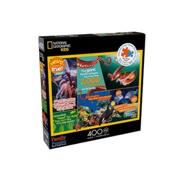 Buffalo Games - NAT Geo - Ocean - 400 Piece Jigsaw Puzzle for Families Challenging Puzzle Perfect for Game Nights - Finished Puzzle Size is 21.25 x 15.00