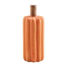 Mud Pie Small Wooden Pumpkin Table SITTERS, Orange