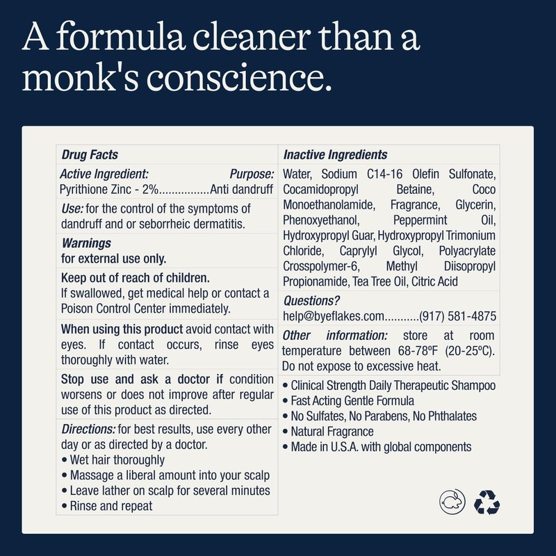 Flakes Anti Dandruff Shampoo and Conditioner Set | Dry, Flaky,