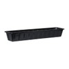 Poly-Pro Plastic Flower Box Planter, Black, 36-Inch