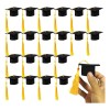 20pz Mini Birrete Sombrero Graduación Con Borla Popcreation