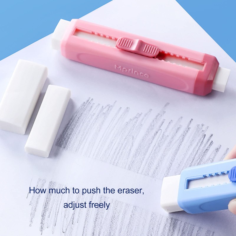 Push Pull Eraser Pencil Erasers Students Writing Tool Double Ended