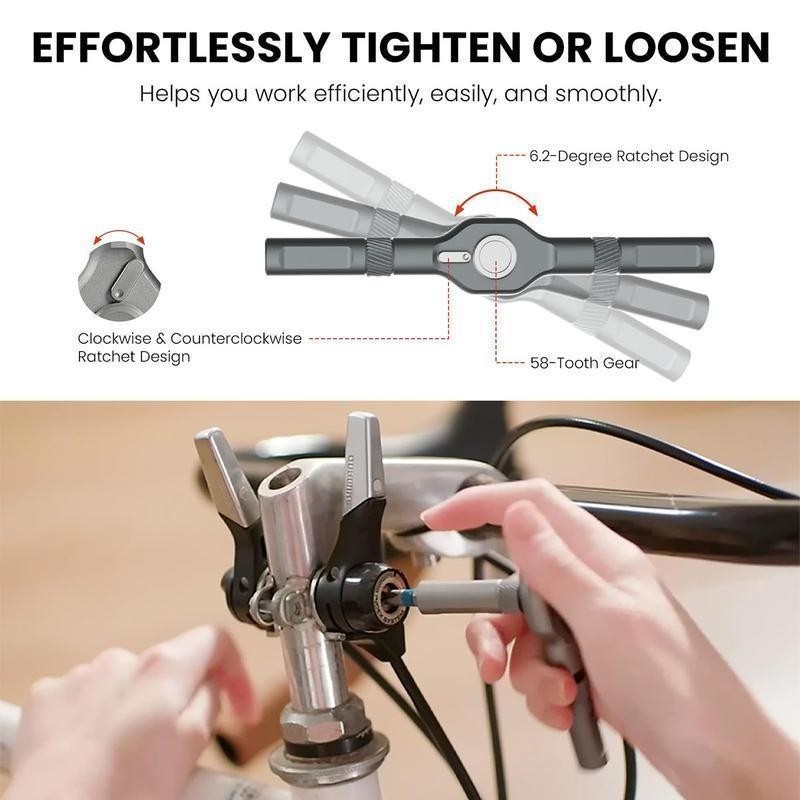 24 in 1 Screwdriver Set, Multipurpose Switchable Screwdriver Shape Tool