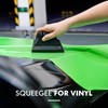 FOSHIO Black Small Squeegee, Non-Slip Handle Rubber PPF Squeegee for