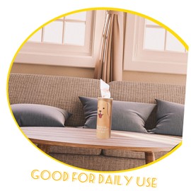 COLLBATH 3pcs Car Tissue Container Stylish Round Tissue Box for Easy Access Fits Cup Holders Durable and Wear Resistant Convenient for Home Office Travel