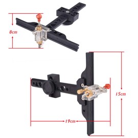 Archery Recurve Sight Bow Sights Adjustable Bowsight Youth Practice T Shape Shooting Target Tools Accessory (Pack of 1)