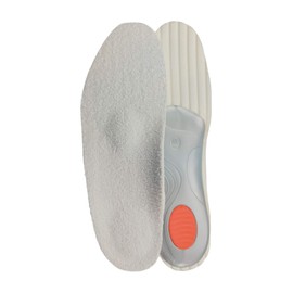 Green Feet Anatomical Arch Foot Splayfoot Terry Cloth Insoles with Heel Pad for Summer, Made in Germany, Barefoot Terry Towelling Soles Against Sweaty Feet (42 EU, Anatomical Barefoot Insoles)