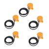 5PCS Cylindrical Proximity Switch NPN Normally Open Distance Approach Sensor