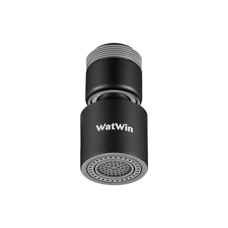 WatWin Select Swivel Aerator M22/24 Black 7L | Tap Aerator