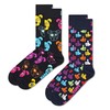 Happy Socks Unisex Classic Dog Socks, multicoloured