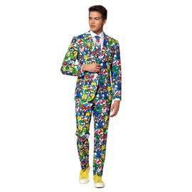 OppoSuits Men's Costume, Multicolored, 40