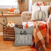 4TH Emotion Fall Decor Pillow Covers 20x20 Set of 4