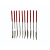 Proops Diamond Needle File Set, 10 Bent Files, Jeweller Jewellery