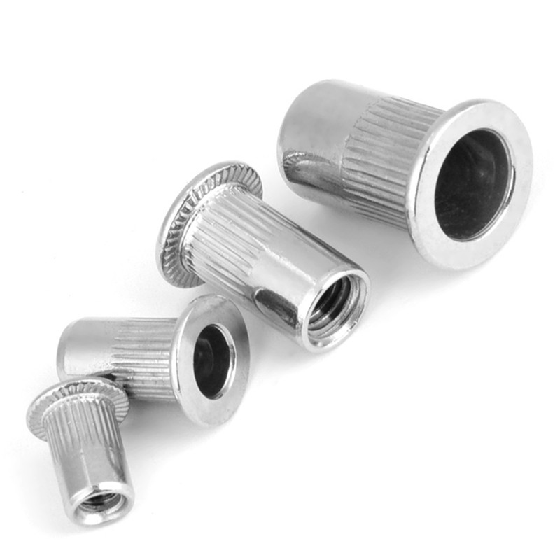 200pcspcs Threaded Insert M3, M4, M5, M6 304 Stainless Steel