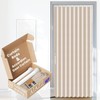 AJAZZ Set: Curtain Rods No Drilling (38-53" W Adjustable Range)