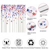 YOETTE 4th of July Shower Curtain, Independence Day Celebration Event,