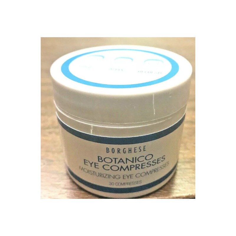 BORGHESE BOTANICO EYE COMPRESSES 30 COMPRESSES MOISTURIZING + free FACE