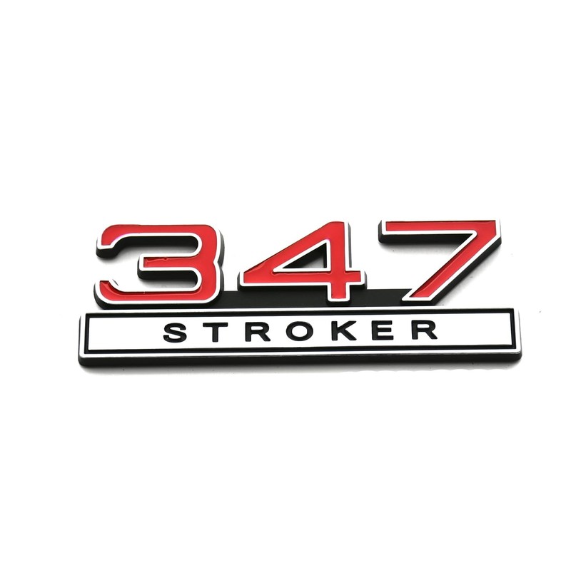 1pc 347 Liter 5.7 Stroker Engine Emblems Badge 3D Decals
