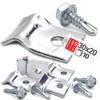 Mounting Clamp Rod Mat Fence Tension Wire Holder with Self-Tapping
