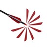 3 Inch Arrow Feather Plastic Fletching Vanes for DIY Archery