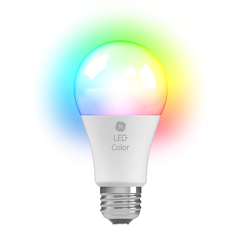 GE LED+ Color Changing LED Light Bulbs with Remote, No