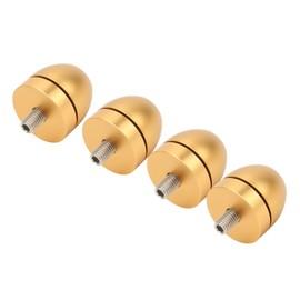 Speaker Isolation Pads Amplifier Base Pads Speaker Feet, Speaker Shockproof Pads Studio Recording Equipment Feet & Spikes Speaker Accessories (Gold)