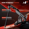 A-Premium Front Driver and Passenger Hood Hinges Compatible with Honda