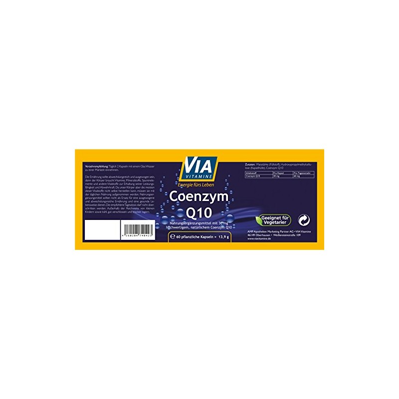CoEnzym Q10 30mg 60 Kapseln