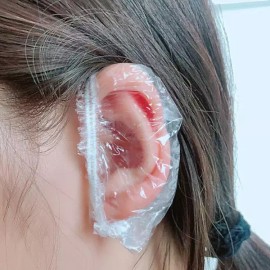 염색 귀마개 미용실 일회용 이어캡 100매 Dyeing Ear Plugs Disposable Hair Salon Ear Caps 100 Sheets [Ear caps 100 pieces (108)]
