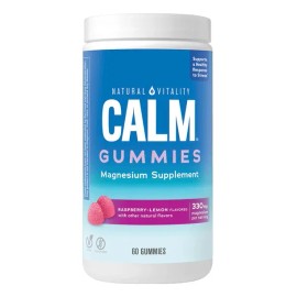 Natural Vitality Suplemento Magnesio Frambuesa-limón 60 Gom. Sabor Frambuesa Limón