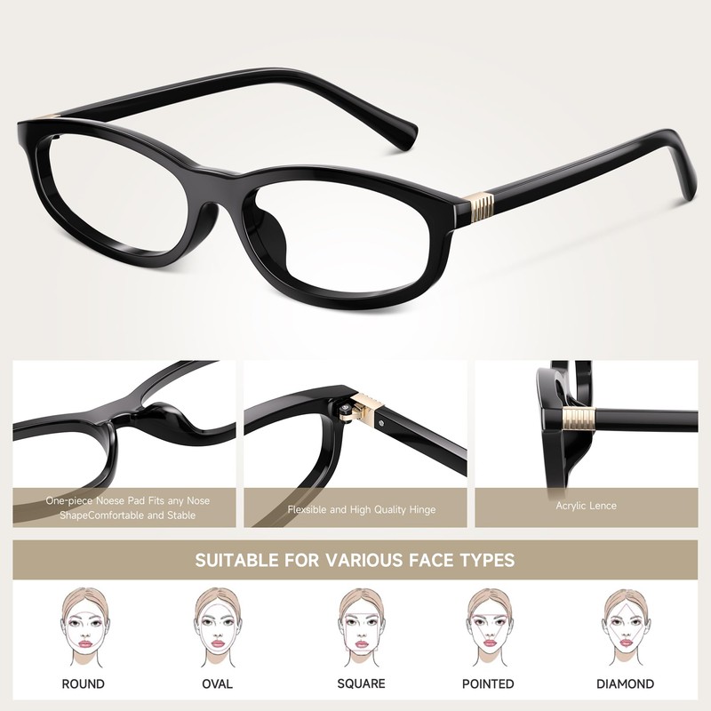 kunchu Reading Glasses for Women – Stylish Anti-Eyestrain & Anti-Glare