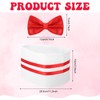 XLSXEXCL 6 Pcs 1950s Waiter Couple Costume Kit, Hot Dog