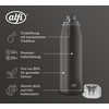 alfi ISO Bottle 500 ml, Black, Insulated Stainless Steel Drinking