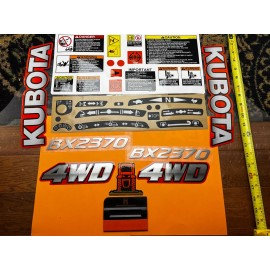 Aftermarket OEM Kubota 2370 Tractor BX Decal Kit Tractor Decals Sticker FULL SET+Applicator