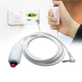 GBH-MED Replacement Nurse Call Cord, Red Button Momentary Call Cable for Nurse Station, 1/4" Phone Plug, 10ft