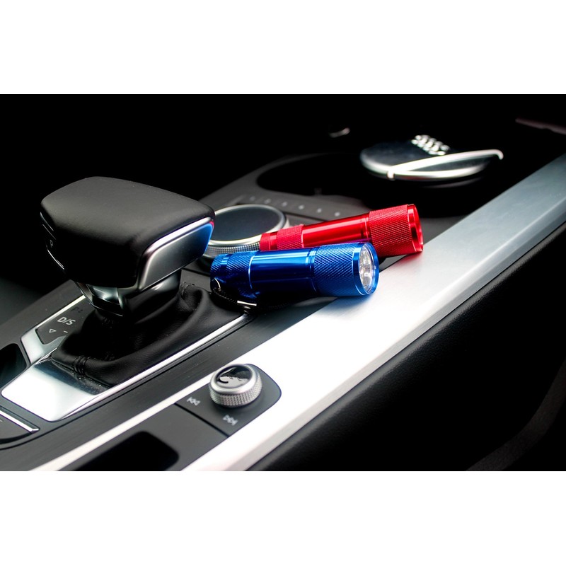 FASTPRO 4-Pack Aluminum LED Flashlights Set with AAA Dry Batteries