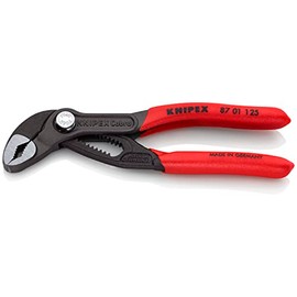 KNIPEX 87 01 125 Pinza Cobra Ajustable Tipo Pico de Loro 125 mm (5") – Llave de Bomba de Agua Profesional, Mordaza Antideslizante