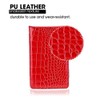 Leather Scorecard Holder, Score Counter Keeper Card Holder (Red)