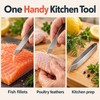 Stainless Steel Fish Bone Tweezers – Flat or Slant Tip